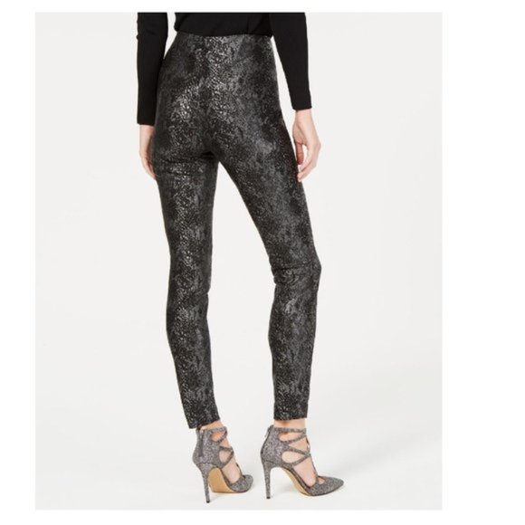 INC Snake-Print Skinny Pants - Picture 2 of 7